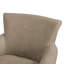 Fauteuil d'appoint pivotant en similicuir Westly - Espresso-1922840590