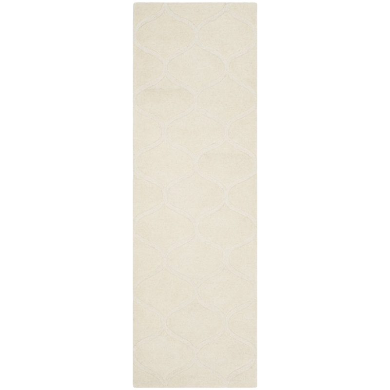 Cambridge Hand Tufted Wool Geometric Rug, Runner 2'6" x 8'