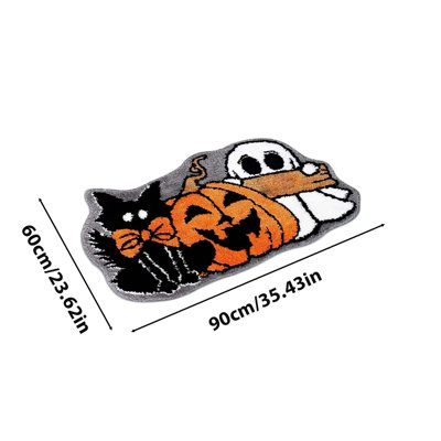 Tapis de salle à manger pour salle de bain Halloween