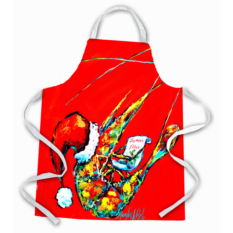 Tablier de crevette pour fêtes joyeuses