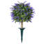 Boule artificielle topiaire en forme de lavande Adcock avec piquet - plante de buis artificielle résistante aux rayons UV pour porche extérieur et décoration de jardin - grand diamètre de 16 po-1785772477-1785772450