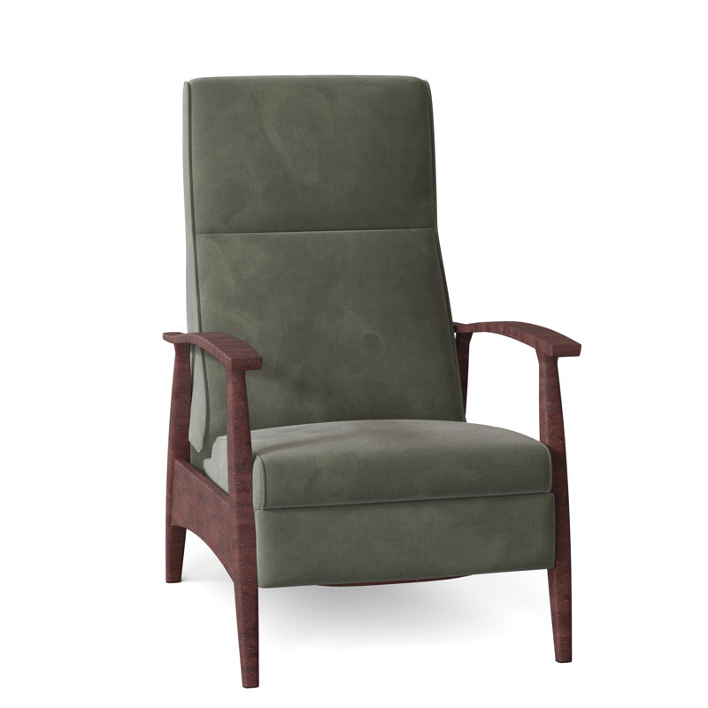 Bridgett 27" Wide Manual Standard Recliner, Montego Bay, 9107 Prussian