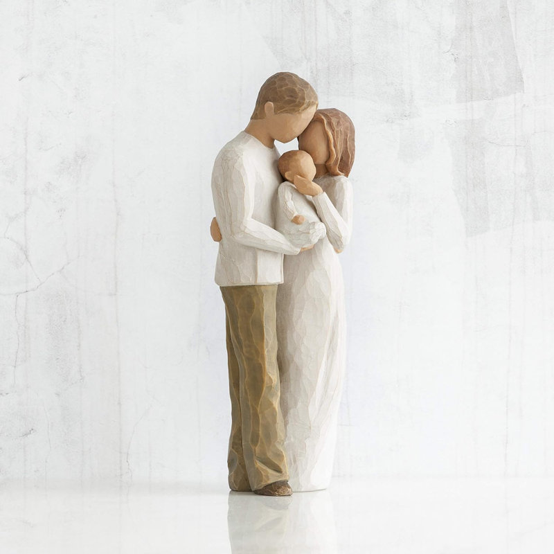 Willow Tree Angel Our Gift, Our Bright, Sculpted Hand-Painted Resin Figure