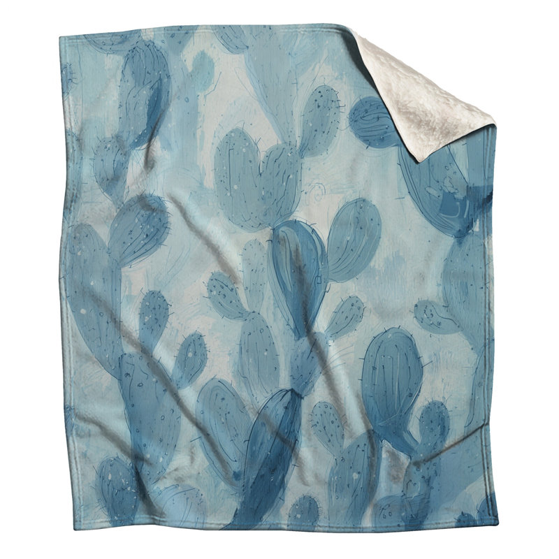 Couvertures bleues, L 50 po x H 60 po