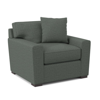 Fauteuil en polyester l 42 po Zinah