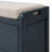 Versatile Use Wood Shoe Storage Bench with Removable Basket and 2 Drawers-1712727503