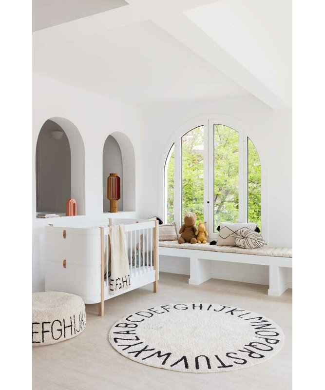 Tapis rond lavable ABC Lorena Canals