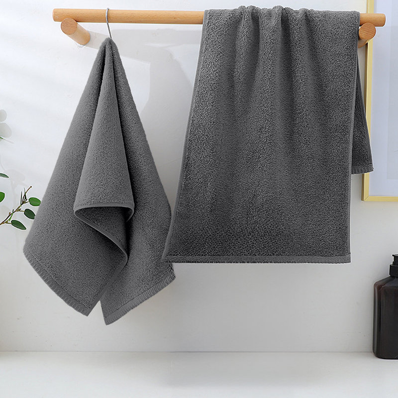Ensemble de 8 serviettes de bain - Serviettes très absorbantes pour la salle de bain, 2 serviettes de bain, 2 serviettes à main, 4 débarbouillettes