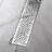 Stainless Steel Linear Shower Drain Wave Grate-85217458