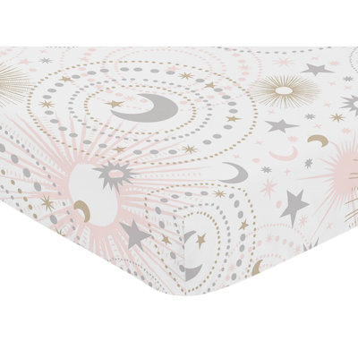Celestial Fitted Crib Sheet