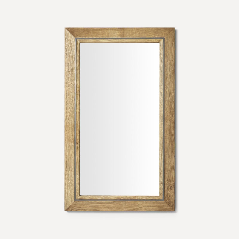 Craft Series Bathroom / Vanity Mirror, Weathered Oak Drift, 40" x 24"