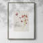 Printemps botanique II, reproduction encadrée - bois massif 50622-750366628