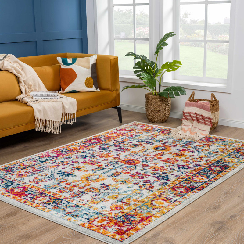Tapis ivoire Dublin, Rectangle 5 pi 3 po x 7 pi 3 po