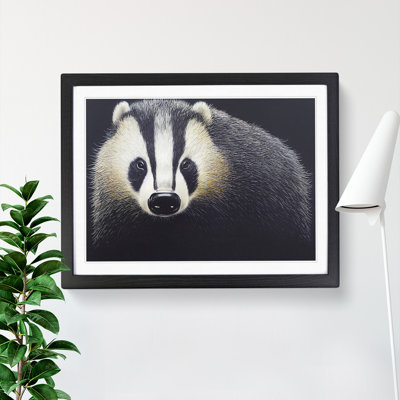 A Badger Portrait Vol.1 - Single Picture Frame Print
