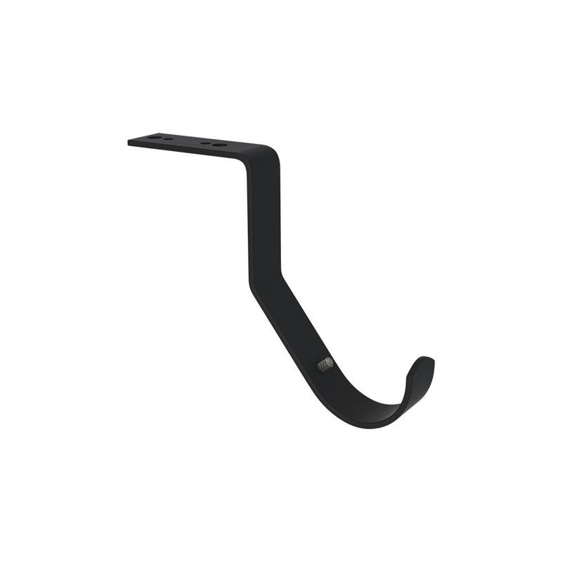 Top Fix Support 2cm Bracket, Black