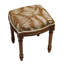 Tabouret de coiffeuse en lin Camiah Cathay-330583557-330583555