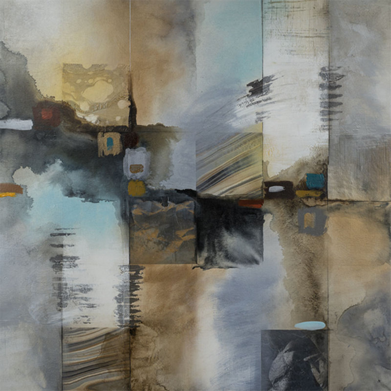 Sky Sound 2 Print by Jennifer Hollack Raboin, Stretched Canvas, 36" H x 36" W x 2" D