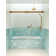 Polaris 60 in. x 60 in. Fully Frameless Sliding Bypass Bathtub Door