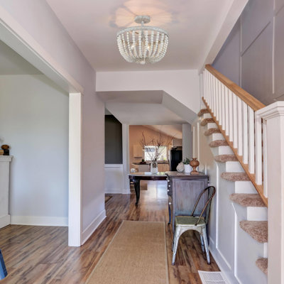 Aziz 3- Light Modern Farmhouse Semi Flush Mount