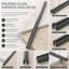 Doublure de crayon à glace CNK Tile - Garniture en verre lustré 12 po x 0,66 po pour salle de bain, dosseret, douche et décoration murale - Durable, résistant aux intempéries, facile à entretenir - Élégants projets de rénovation - Paquet de 1