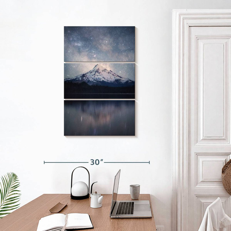 Oberle Starlit Sky Over Lost Lake, 32" H x 20" W