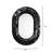 Enigma Iron Frame Oval Wall Mirror