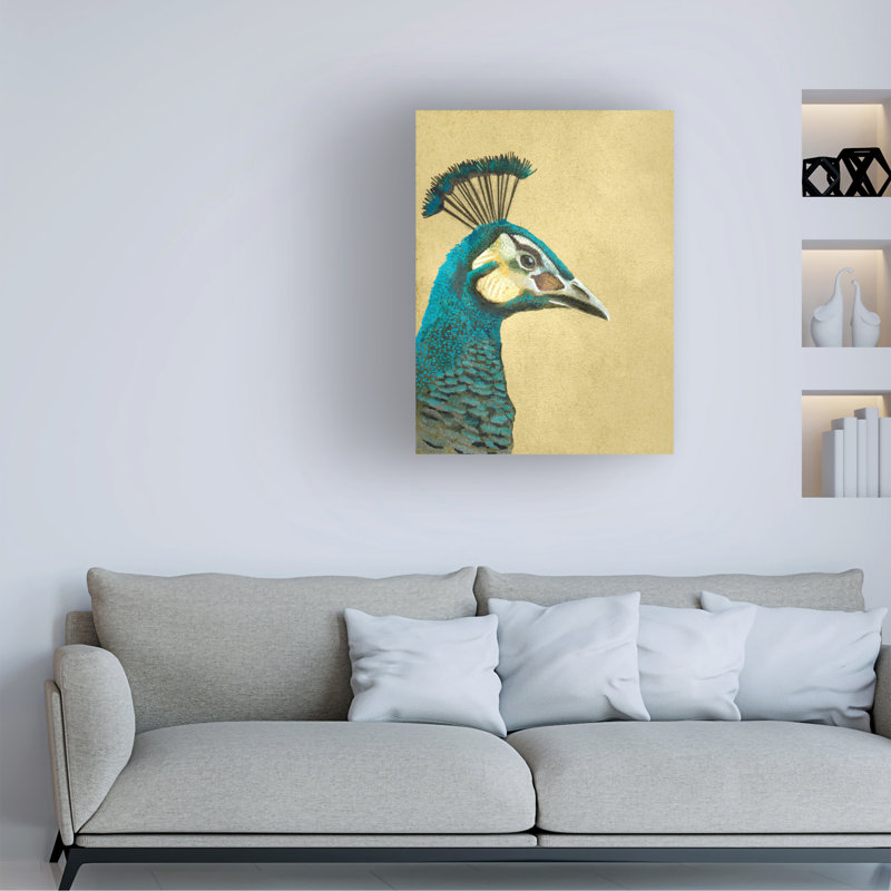 Bolognaise «Peacock Profile II» sur, H 24 po x l 18 po