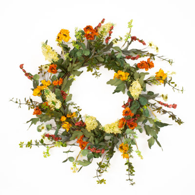 Couronne en soie 22 po Autumn Fields