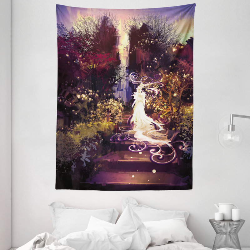 Tapisserie fantaisie en polyester, H 80 po x l 60 po
