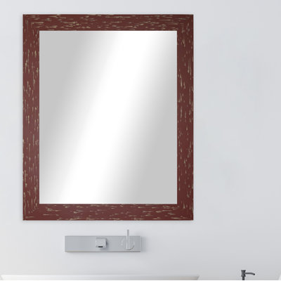 Uecker Solid Wood Flat Wall Mirror