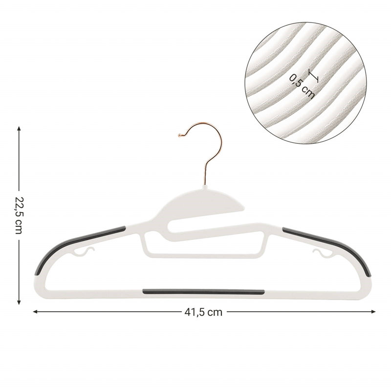 Erdenheim Standard Hanger, White/Dark Grey