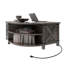  Table basse à plateau relevable Farmhouse avec station de rangement et de charge-1765970555