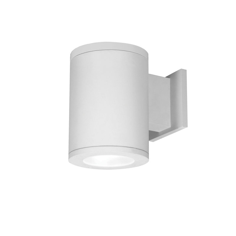 Applique murale d'extérieur à tube DEL, Blanc, H 7,13 po x l 5 po