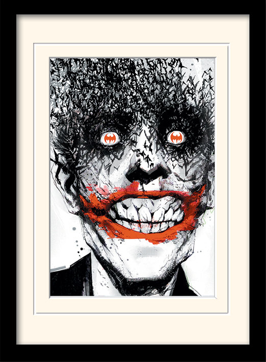 DC Comics Joker Bats Framed Graphic Art Print