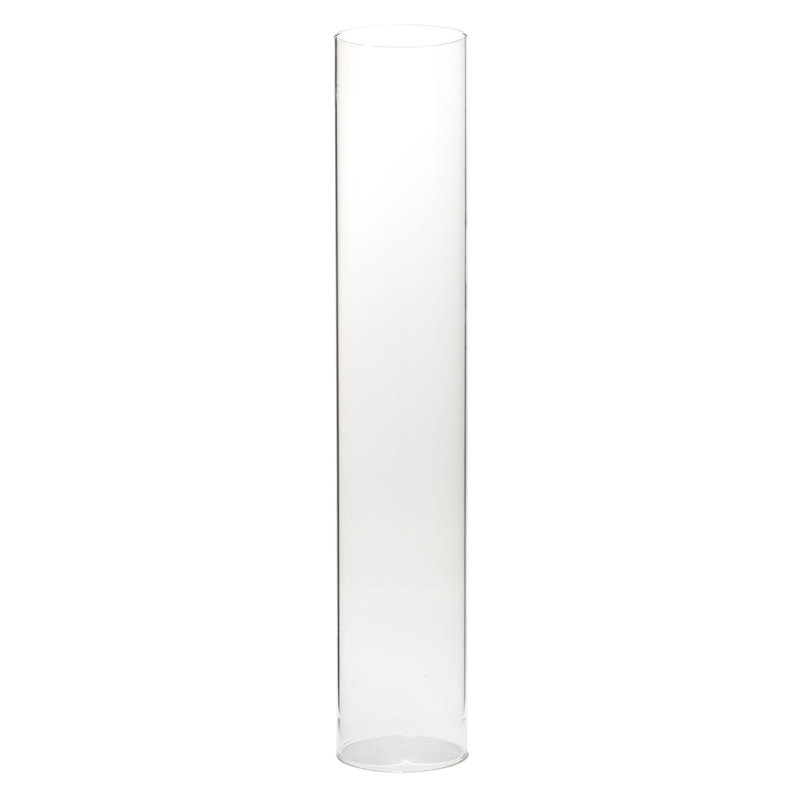 Glass Tabletop Hurricane, 30" H x 5.5" W x 5.5" D