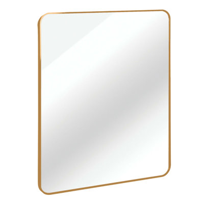 Exquisite Large Rectangular Bathroom Wall Mirror with Premium Frame and Safety Features, Ideal for Modern and Contemporary Spaces