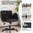 Adjustable Swivel Office Chair With 6-Gear Adjustable Armrests,Modern Fabric Ergonomic Computer Desk Chair For Home Office, Makeup, Bedroom-147604888
