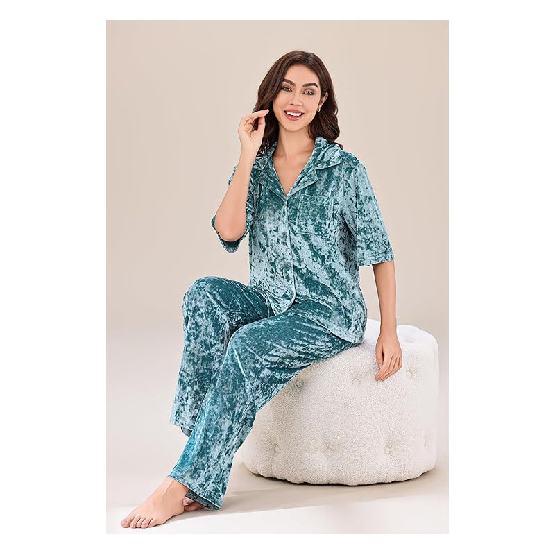 Peignoir en satin de coton Boukra, TG