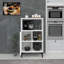 Sanimas Kitchen Cabinet With Shelves - White
