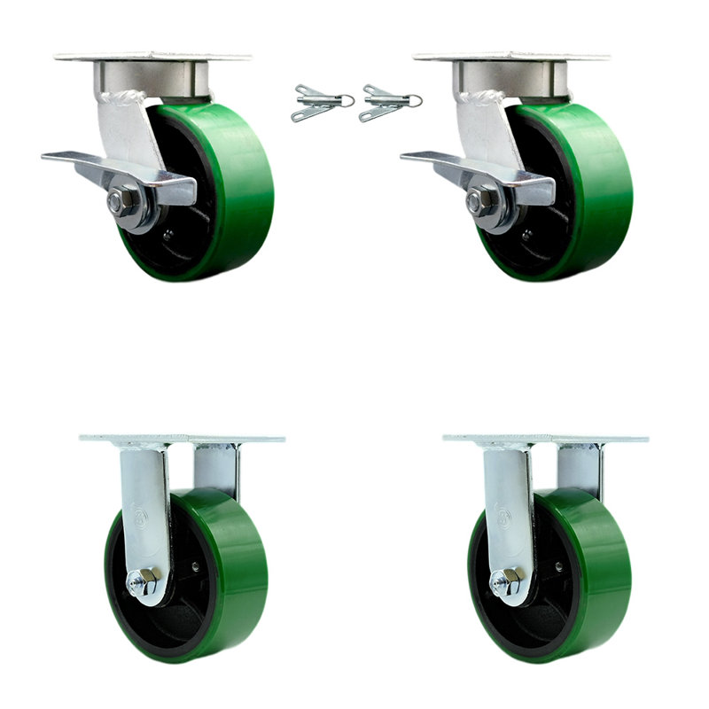 Poly Kingpinless sur roulettes, Vert