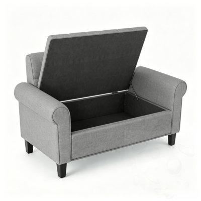 Tufted Storage Bench