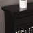 Marsallo Color Changing Fireplace  Black