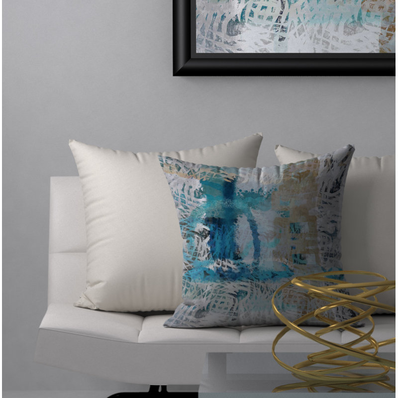 Housse de coussin carrée renommée U, 20 po x 20 po