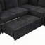 Canapé-lit modulaire en L Chenille-2095247359