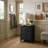 Solid Wood 3-drawer Nightstand In Black Wash-525640180