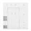 Lit escamotable simple avec casiers et armoires