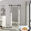 52 In Double Bifold Sliding Barn Door Hardware Kit For Closet Doors-94240541