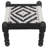 Ikra Cotton Upholstered Bench