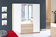 Mykeshia 4 Door Manufactured Wood Wardrobe