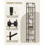 Bookcase, Narrow Bookcase Shelving Unit for Living Room, Office, Sturdy, Bedroom, Industrial -79870758-79870759